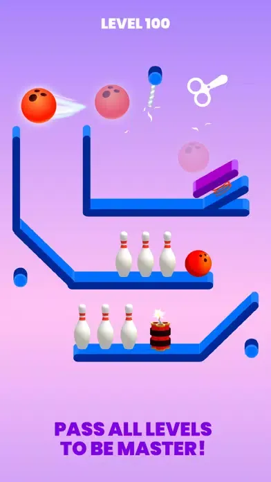 Ảnh chụp màn hình của Tricky Bowling