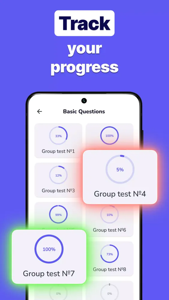Capturas de tela do DMV Practice Driving Test App