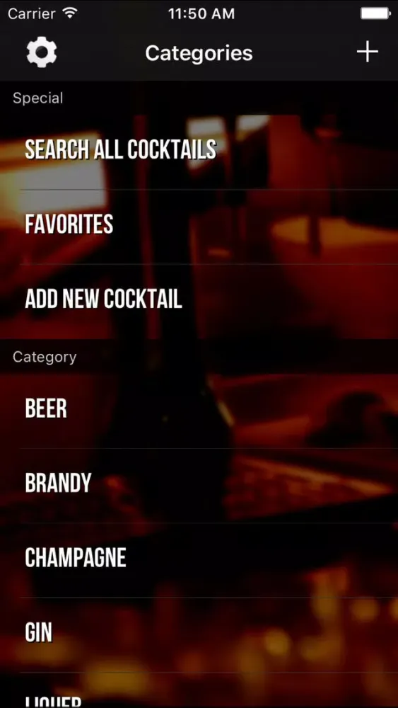 Cocktailpedia سکرین شاٹس