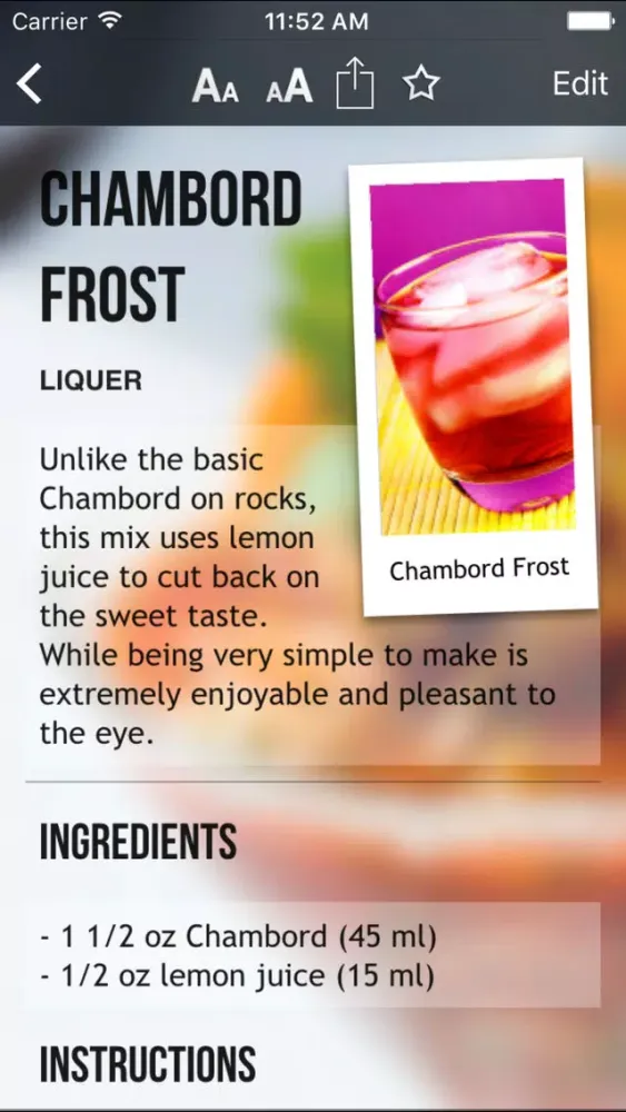 Cocktailpedia سکرین شاٹس