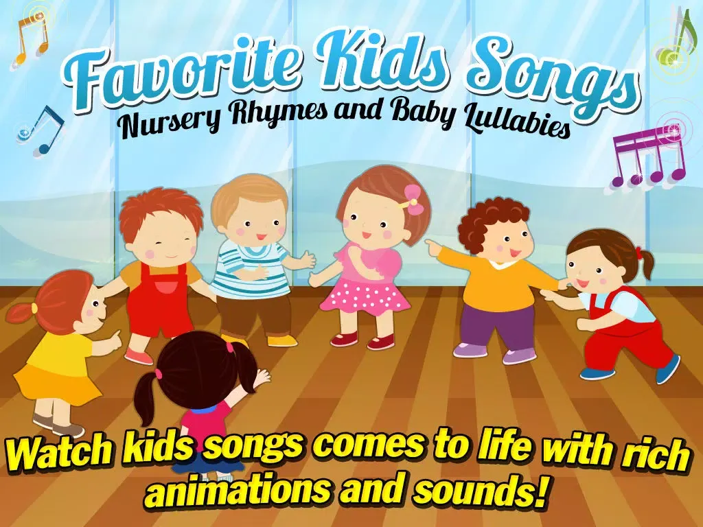 Ảnh chụp màn hình của Favorite Kids Songs, Nursery Rhymes and Baby Lullabies iPad 