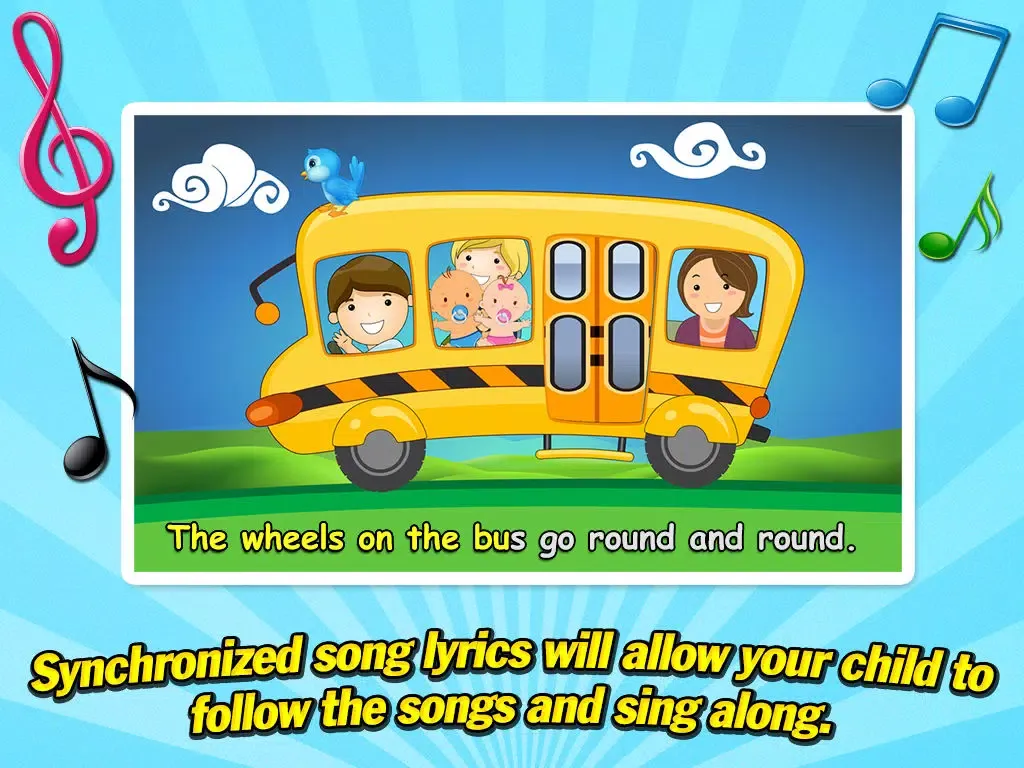 Ảnh chụp màn hình của Favorite Kids Songs, Nursery Rhymes and Baby Lullabies iPad 