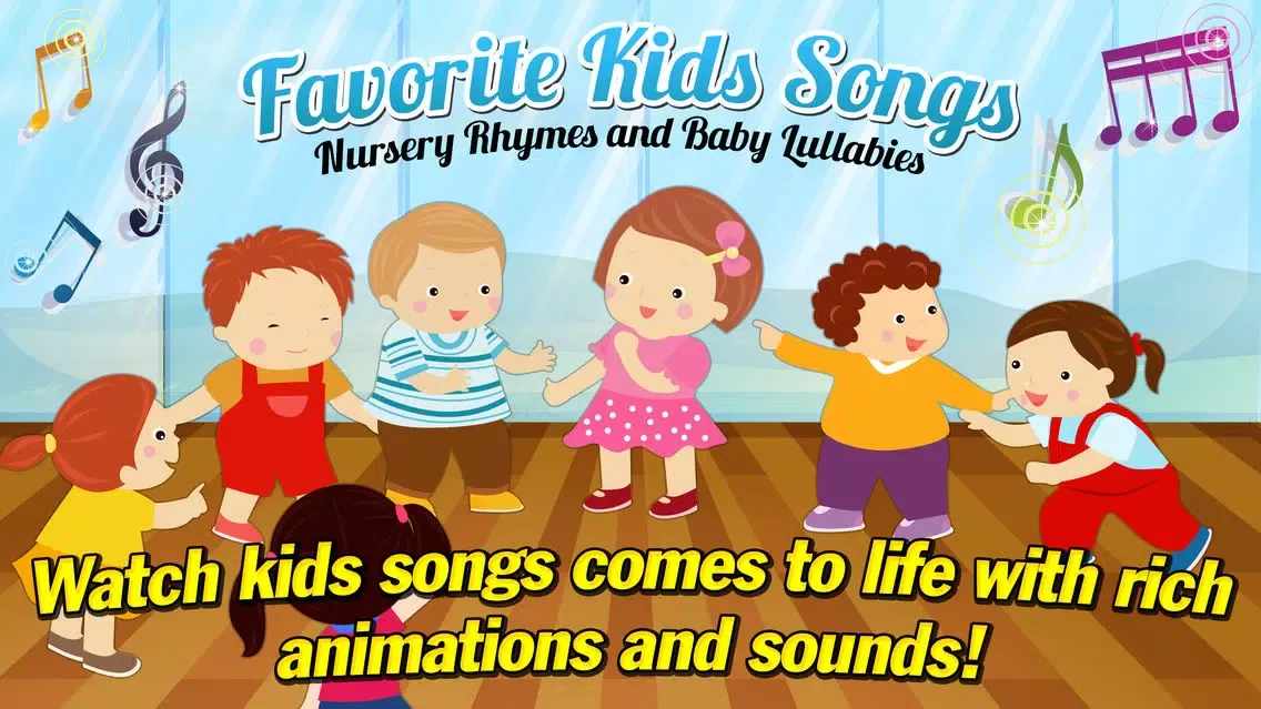 Ảnh chụp màn hình của Favorite Kids Songs, Nursery Rhymes and Baby Lullabies