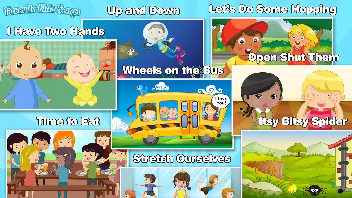 Ảnh chụp màn hình của Favorite Kids Songs, Nursery Rhymes and Baby Lullabies
