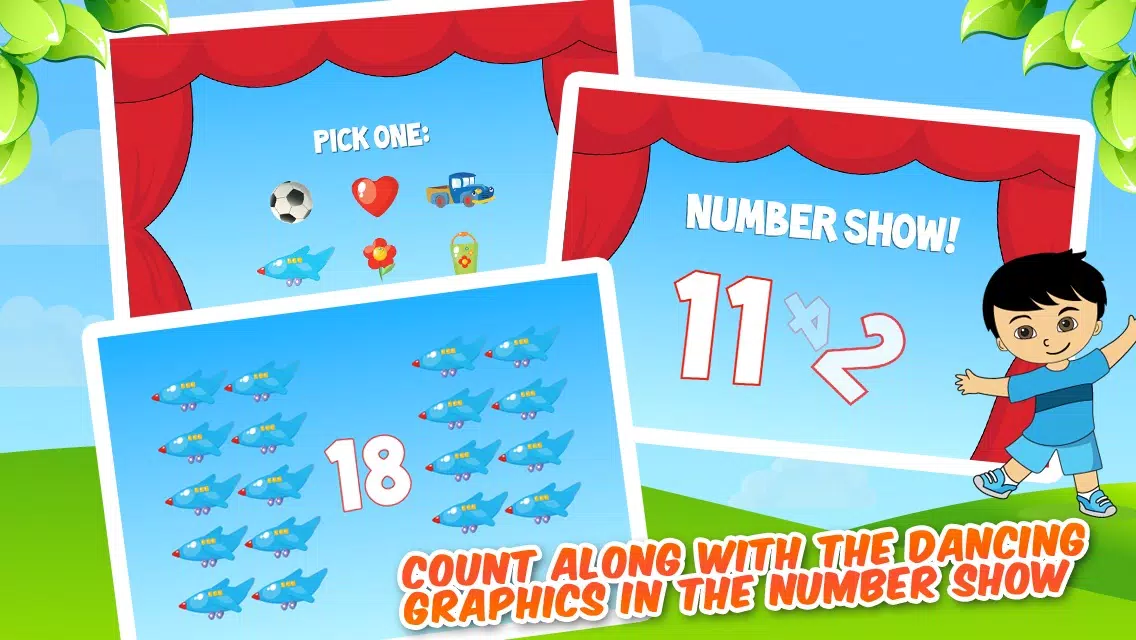 Screenshot di Count-A-Licious Free: Learn Number Writing with Tracing Games & Counting Songs for Toddlers