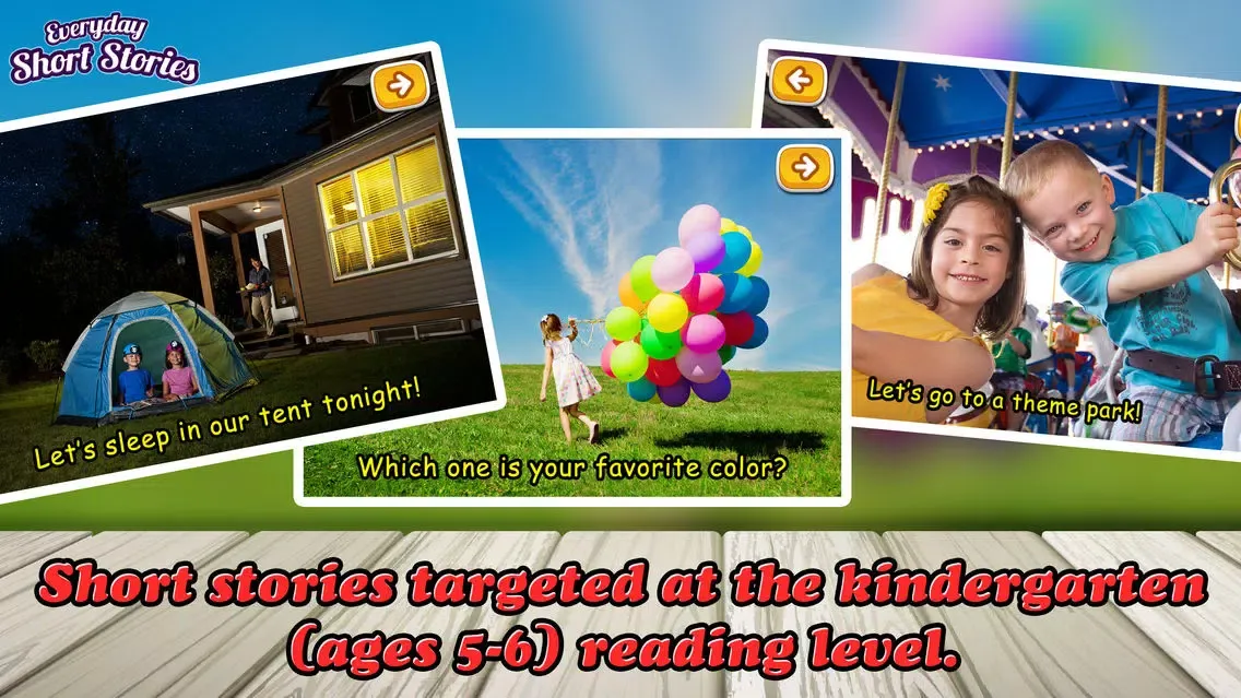 Capturas de tela do I Can Read! Everyday Short Stories for Kids