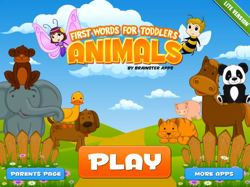 First Words for Toddlers 1: Animals Lite iPad  سکرین شاٹس