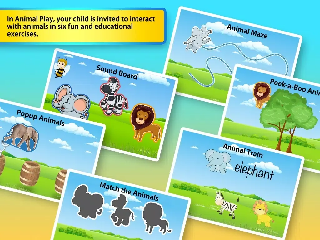First Words for Toddlers 1: Animals Lite iPad  سکرین شاٹس