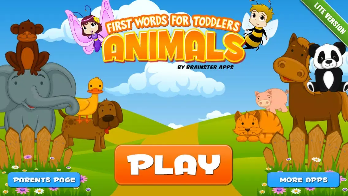 First Words for Toddlers 1: Animals Lite سکرین شاٹس