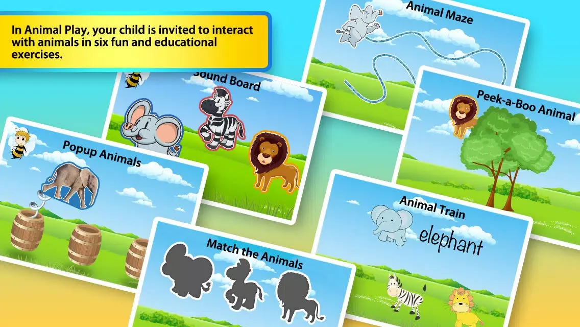 First Words for Toddlers 1: Animals Lite سکرین شاٹس