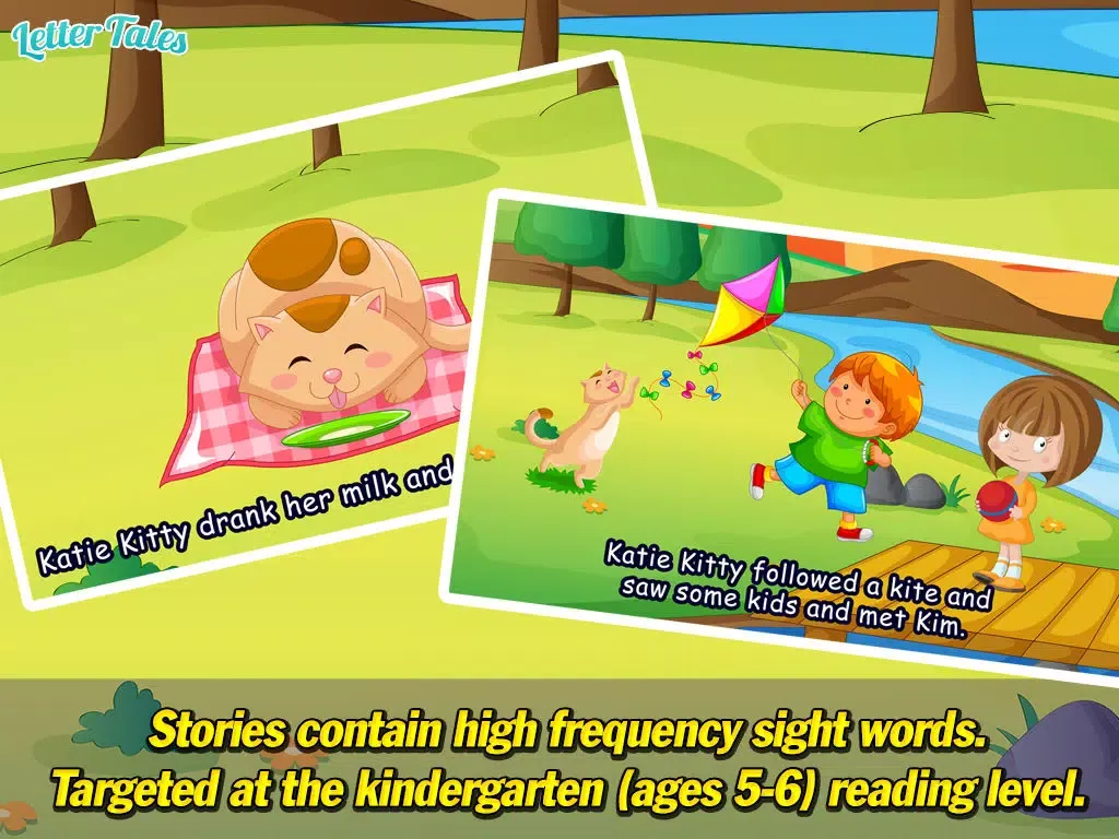 Capturas de pantalla de Letter Tales - Learn to Read and Write with Short Alphabet Stories for Kids iPad 