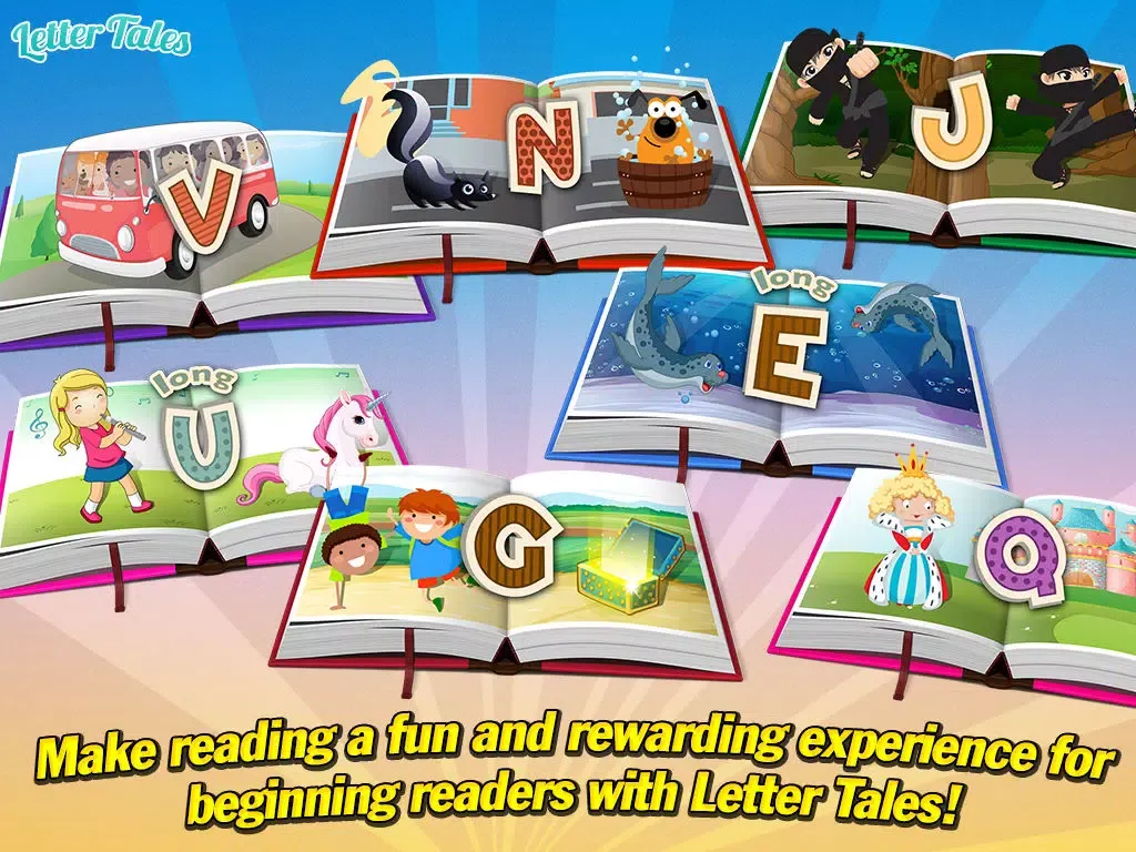 Letter Tales Lite - Fun Children’s Stories to Practice Reading iPad  স্ক্রিনশট