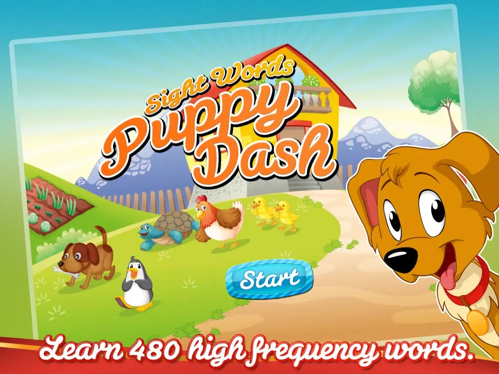تصاویر Sight Words Puppy Dash: Vocabulary & Dolch Words Reading & Spelling Game iPad 
