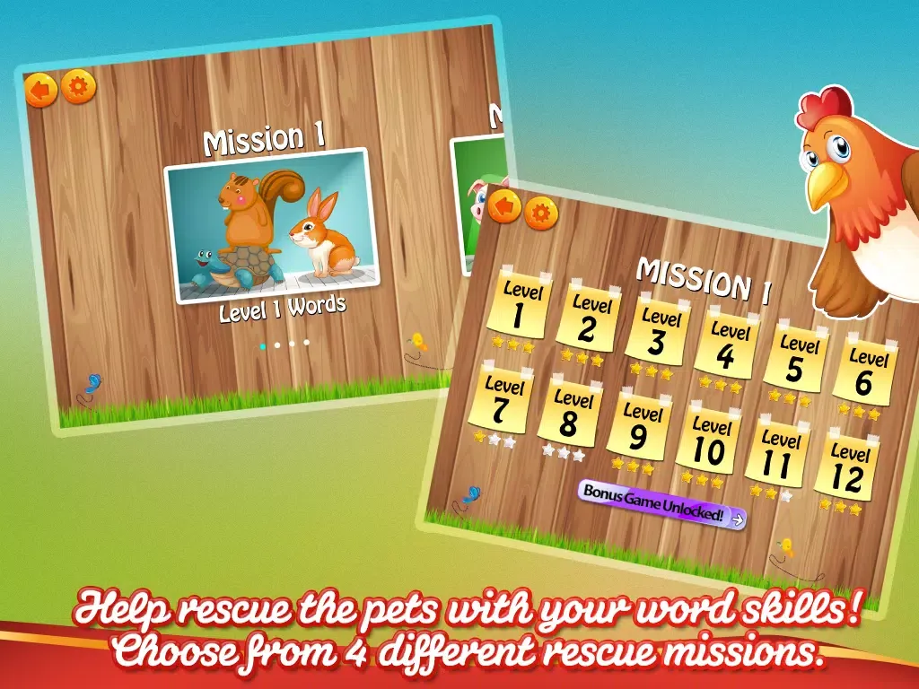 تصاویر Sight Words Puppy Dash: Vocabulary & Dolch Words Reading & Spelling Game iPad 