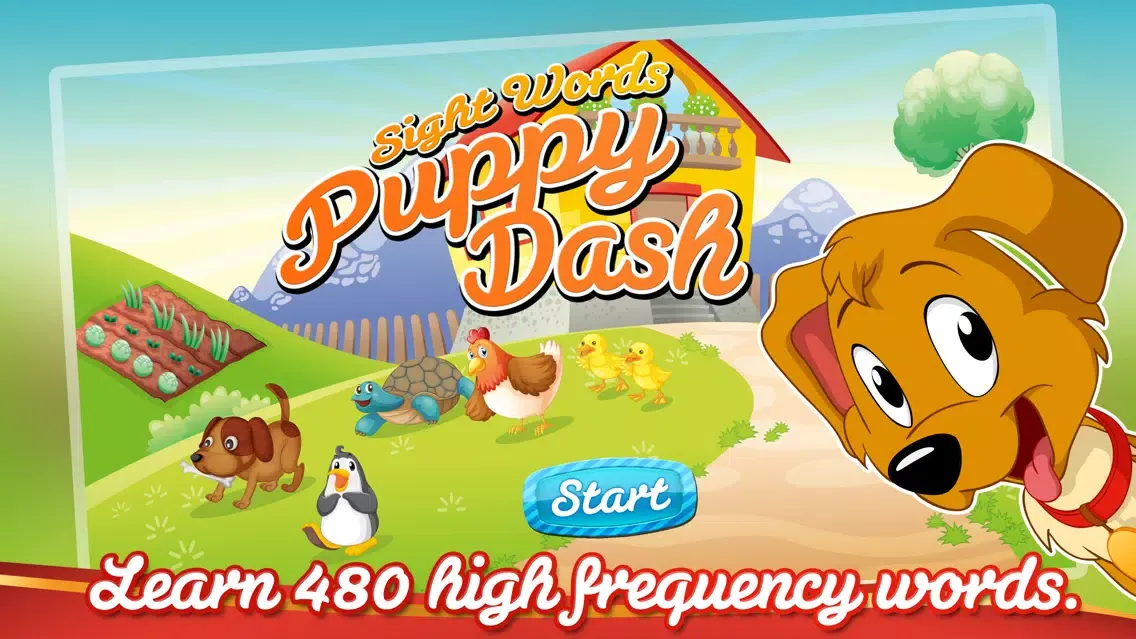 تصاویر Sight Words Puppy Dash: Vocabulary & Dolch Words Reading & Spelling Game