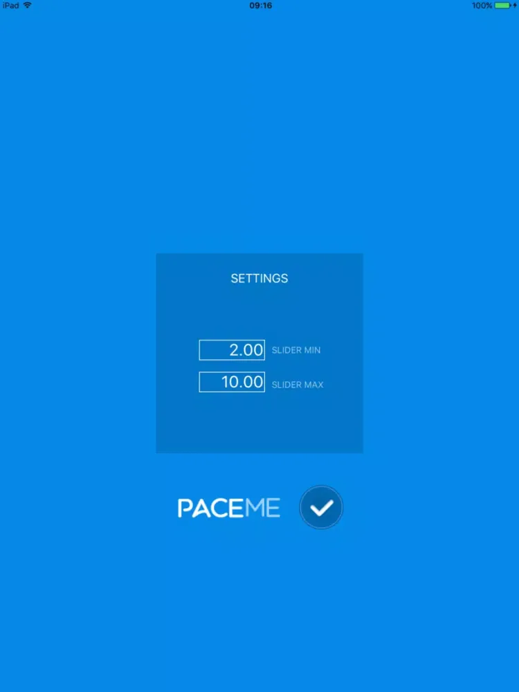 صور Pace Me Running Calculator iPad 