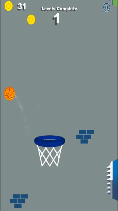 Big Blue Hoops Basketball স্ক্রিনশট