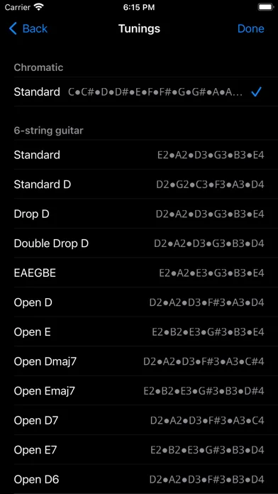 CarlTune - Chromatic Tuner Screenshots