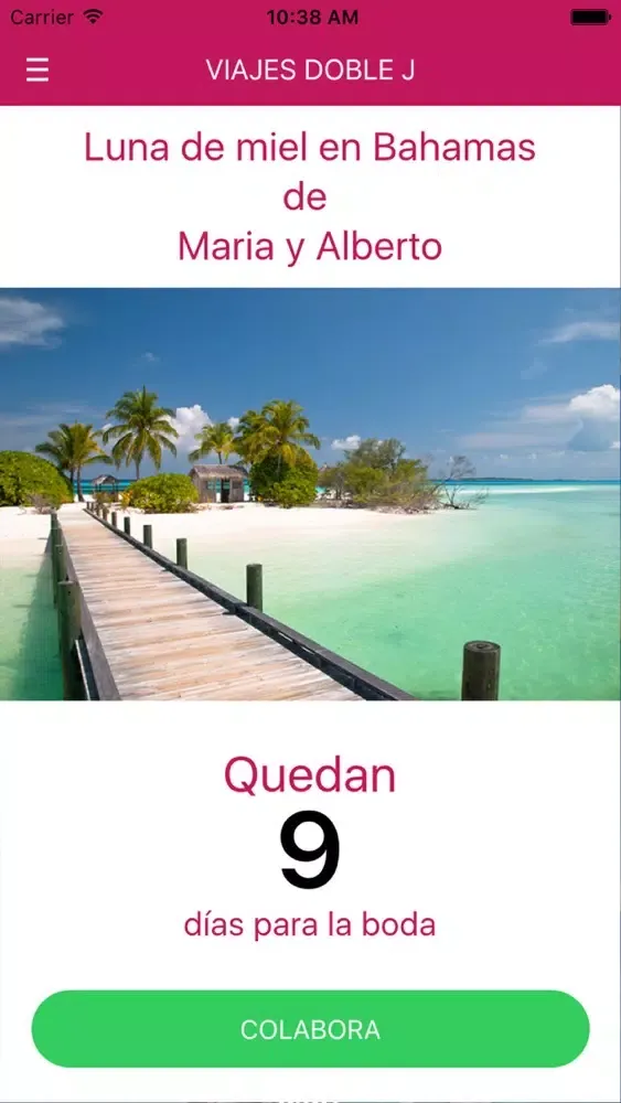 Zrzuty ekranu Viajes Doble J App