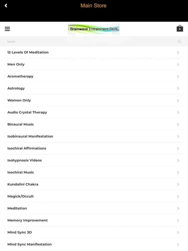 Скриншоты Brainwave Store iPad 