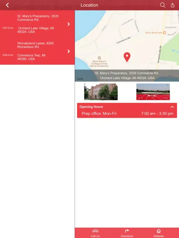 Скриншоты Orchard Lake St. Mary's iPad 
