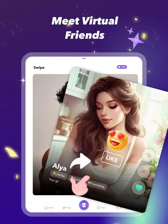 AI Friend: AI Chat&Roleplay iPad  Ekran Görüntüleri