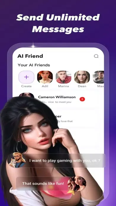 AI Friend: AI Chat&Roleplay Ekran Görüntüleri