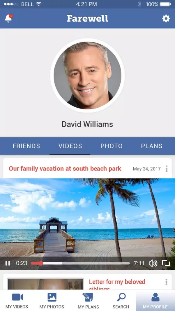 Farewell App স্ক্রিনশট