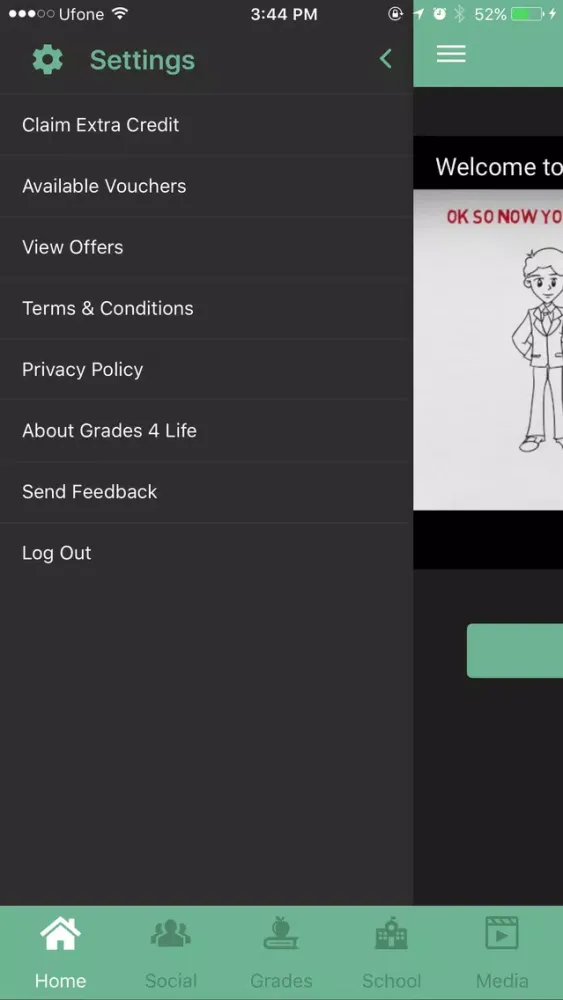 Captures d'écran de G4L Social Rewards