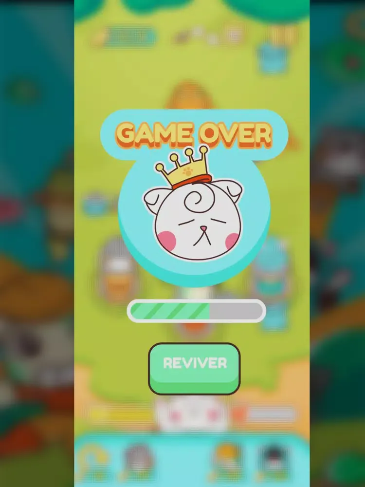 Tangkapan skrin Cats Vs Slimes iPad 