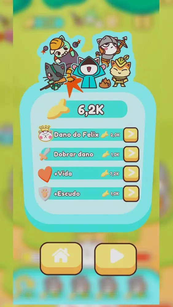 Tangkapan skrin Cats Vs Slimes