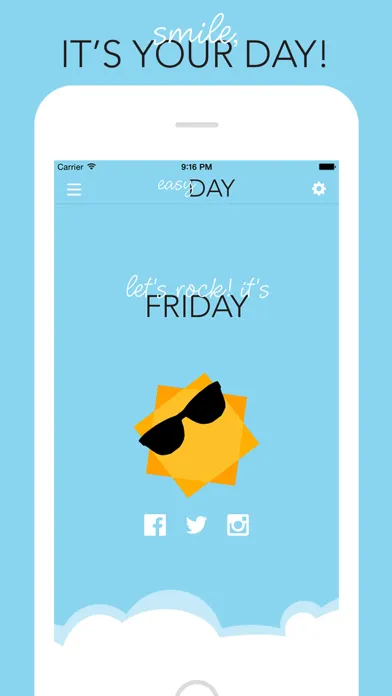 Tangkapan skrin Easy Day - Smile, it’s your DAY!