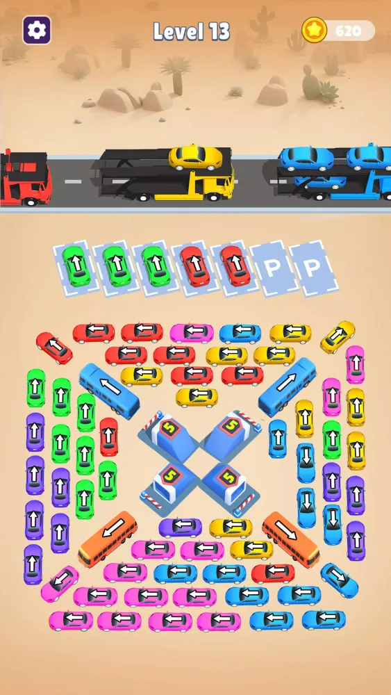 Mini Car Jam: Parking Puzzle স্ক্রিনশট