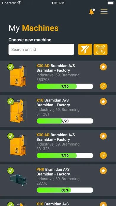Ảnh chụp màn hình của BRA-IN App