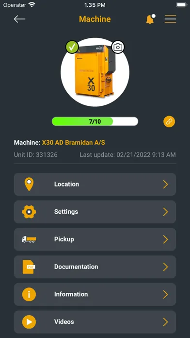 Ảnh chụp màn hình của BRA-IN App
