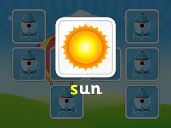 Tangkapan layar Phonics Match Premium iPad