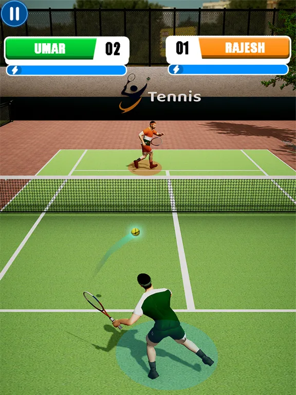 صور Tennis Games Topspin Trophy iPad 