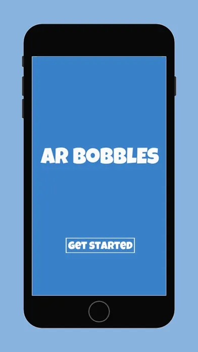 Capturas de tela do AR Bobbles