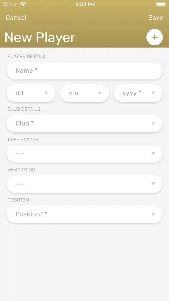 Tangkapan layar Soccer Mondial Scouting System