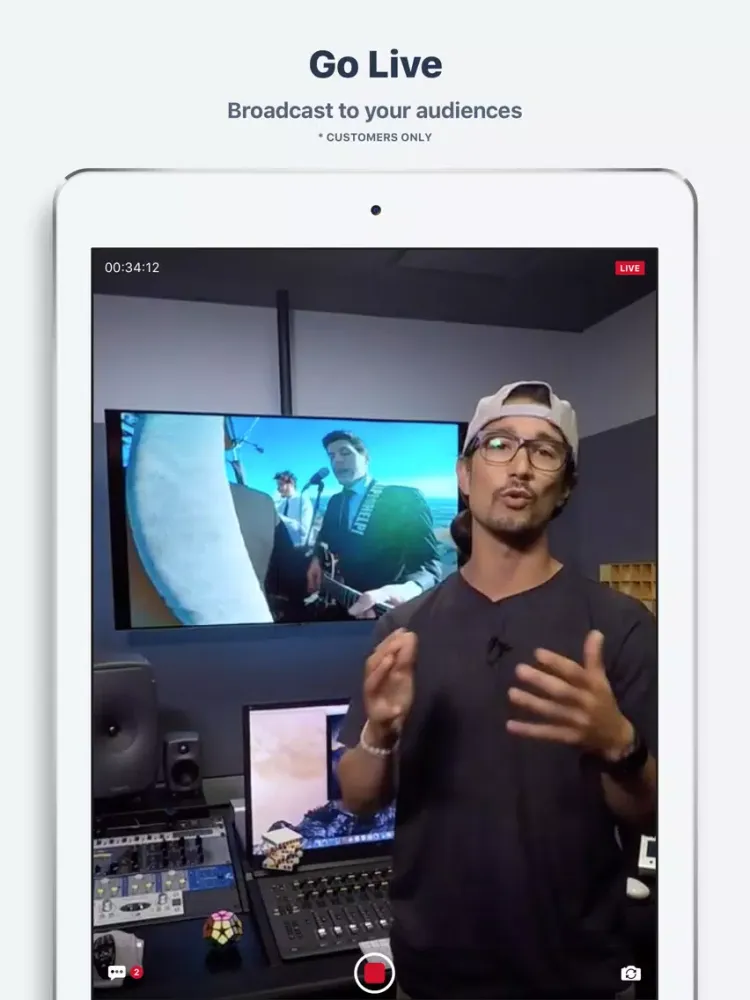 Скриншоты Brandlive iPad 