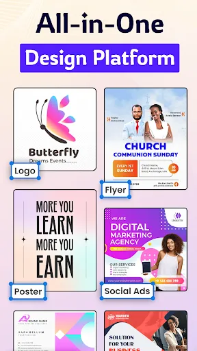 Screenshot di Brand Maker, Graphic Design