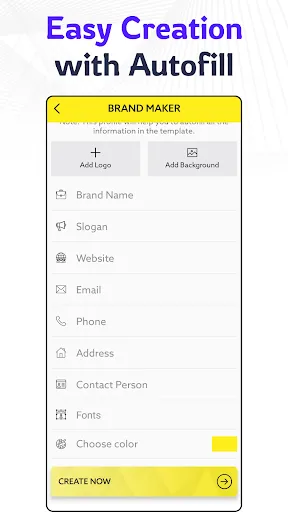 Screenshot di Brand Maker, Graphic Design