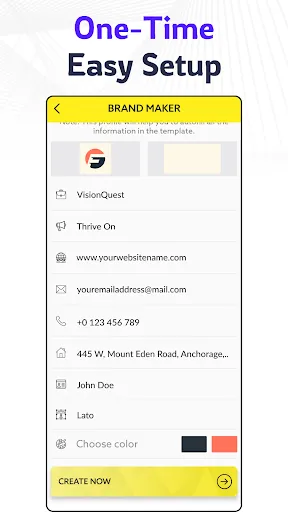 Screenshot di Brand Maker, Graphic Design