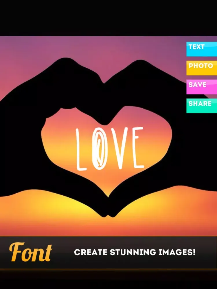 ภาพหน้าจอของ Font Free - Text Overlay for Photos iPad 