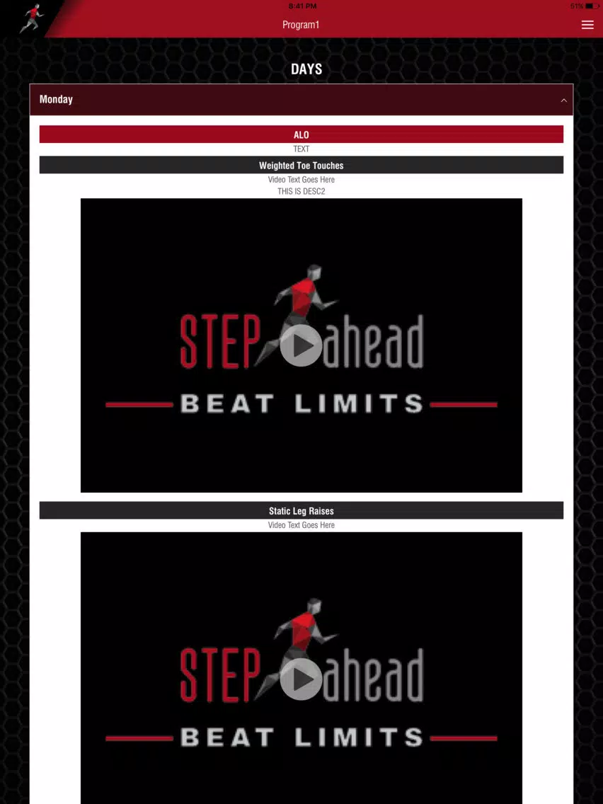 Stepahead Fit iPad  سکرین شاٹس