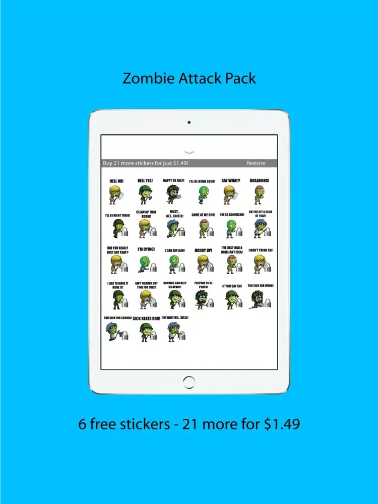 Zrzuty ekranu Zombie Attack Pack iPad 
