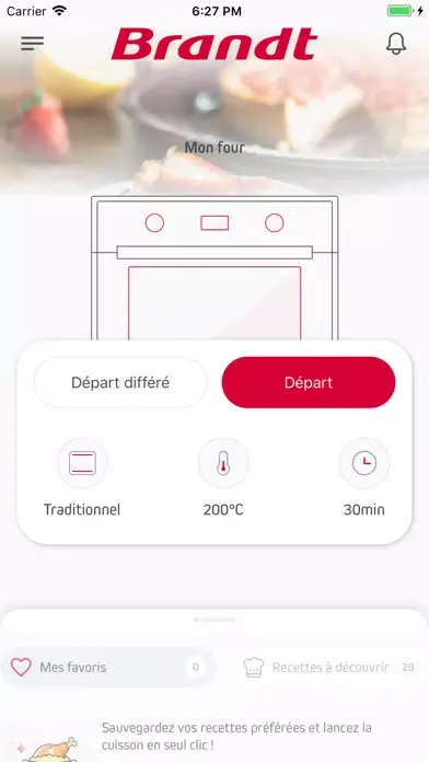Brandt Smart Control Screenshots