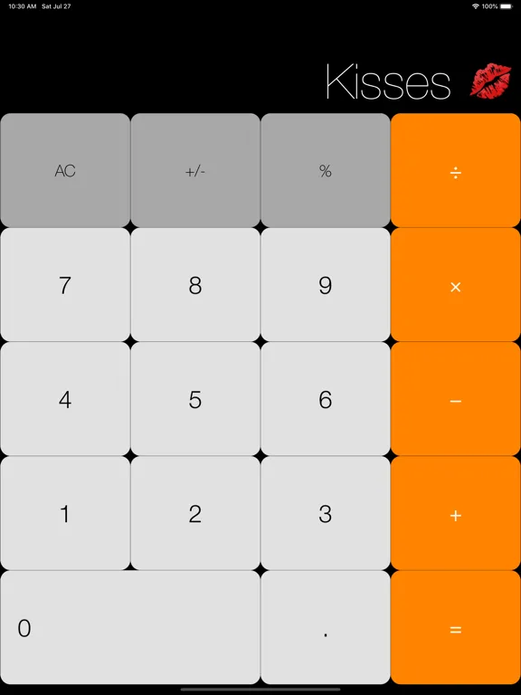 Tangkapan layar Joke Calculator iPad 