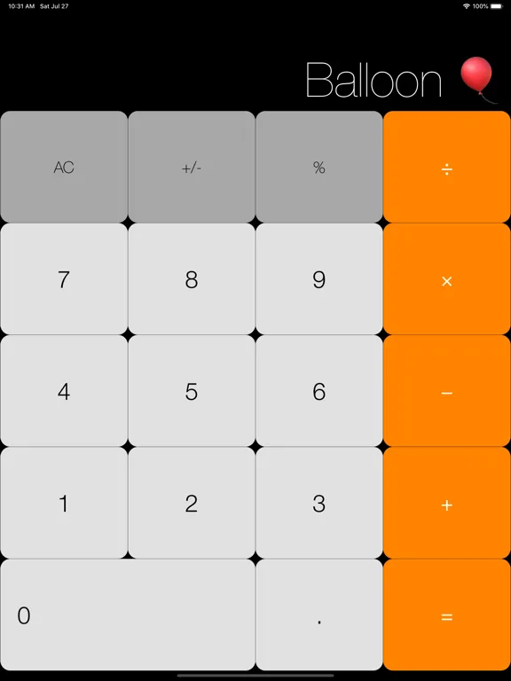 Tangkapan layar Joke Calculator iPad 