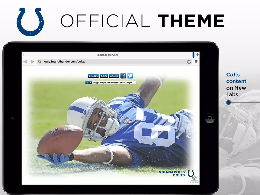 MyWeb - Colts Edition iPad  Ekran Görüntüleri